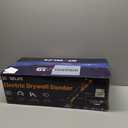 GEVEELIFE Drywall Sander, 880W 7.33A Electric Drywall Sander with Vacuum Dust Collector, 5 Variable Speed 1000-2100RPM, LED Light, Foldable & Extendable Handle, 12 Sanding Discs (Orange)