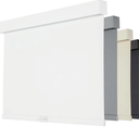 Persilux Cordless Blackout Roller Shades for Windows, Pull Down Blinds with Valance, Thermal Insulated Fabric, UV Protection for Home and Bedroom (White, 33.5" W x 72" H)