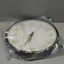 Glow in Dark Wall Clock, 12 Inch Luminous Shiny Large Garden Clock Silent Quartz Movement Waterproof Outdoor Clock Decoration Outside Clock