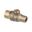 Febco 1/4" Lead-Free Full Port Test Cock, For Testing 1-1/4" to 2" Lead-Free Backflow Preventer, Quarter Turn Valve, Female NPT Threads, Low Pressure Drop, PTFE Steam Packing Seal, Thrust Washer, Seat