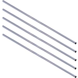 Design House 559146 72-inch Stainless Steel Shower Rod, 5-Pack, Polished Chrome