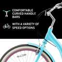 sixthreezero sixthreezero Easy Boarding Women's 7-Speed Bicycle, Teal
