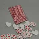 Humyoun 32 Pcs Candy Cane Pencils with Erasers, 16 Christmas Candy Cane Pencils Bulk 16 Erasers Winter Christmas Stationery Supplies for Classrooms Exchange Reward Prizes Home Office School Supplies