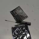 Syhood 43 Pcs Foam Sponge Hair Rollers Women 0.59 Inch Soft Sleeping Curlers Flexible Sponge Curler Tool and Rat Tail Comb for Hair Styling Hairdressing Overnight Curl and Volume(Black)