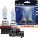 SYLVANIA - H11 SilverStar - High Performance Halogen Headlight Bulb, High Beam, Low Beam and Fog Replacement Bulb, Brighter Downroad with Whiter Light (Contains 2 Bulbs)