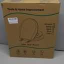 Toilet Seat with Toddler Seat, Potty Training Toilet Seat Round 2 in 1 Soft Close Quiet No Slapping, Magnetic Absorption, Easy to Install and Clean,White