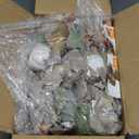 Neutral Fall Garland for Mantle Fireplace - 2 Pack 6Ft Outdoor Autumn Leaves Decor for Home Front Door with Pumpkins Indoor Maple for Farmhouse Table Stairs Porch Halloween Thanksgiving Decorations