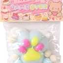 2 x Taba Squishy Cat Paw Squeeze Toys,Sensory Fidget Toy for Your Best Mellow and Chill,Party Favors, Birthday Gift, Squishy Toys for Adults (Blue)