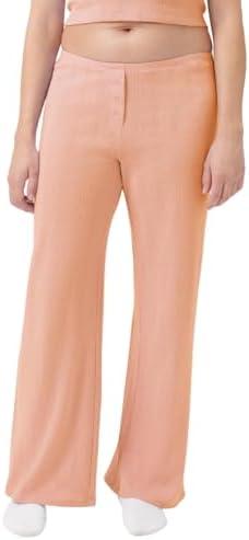 florence by mills Women's Cozy Crush Sweet Pointelle Pant, Soft Peach,  XXS