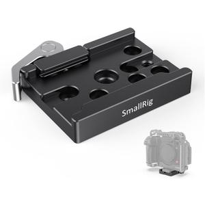 SmallRig Quick Release Mount Plate for Arca-Type, Baseplate Clamp with 1/4''-20 Threaded, 3/8''-16 Threaded and Lever - 2143B