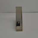 Martha Stewart Ryder Gold Mesh Metal Single Slot Magazine File Holder, Desktop Organizer, 9.75 x 3.75 x 11.5