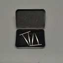 Secbolt Stainless Steel Bands Compatible with Apple Watch Band 42mm 44mm 45mm iWatch Series 8/ 7/ 6/ 5/ 4/ 3/ 2/ 1/ SE, Women Dressy Metal Jewelry Bracelet Bangle, Starlight