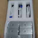 Meconard 6 Pack 4 Inch LED Recessed Ceiling Light with Junction Box, 2700K/3000K/3500K/4000K/5000K Selectable, 9W=75W 750LM, Dimmable Canless Downlights, ETL and Energy Star Listed