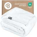 Bare Home Fleece Blanket - Twin/Twin Extra Long - Ultra-Soft Lightweight for Bed, Sofa, and Couch - Luxury Microplush - Cozy Warm Blanket (Twin/Twin XL, White)