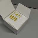 SharkBliss Funny 60th Birthday Cocktail Napkins, 100 Pack Gold We're Gonna Party Like It's 1965 Disposable Paper Beverage Cocktail Napkins for Women Her 60th Birthday Party, 2-Ply, 5x5" (1965 Gold)
