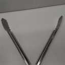 Grill Tongs, 600 Degrees Heat Resistant 17 Inch Extra Long BBQ Tongs, All Metal Kitchen tongs, Heavy Duty Stainless Steel Locking Tongs for Cooking, Grilling, Barbecue/BBQ, Buffet, 2 Pack