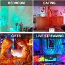 Northern Lights Ocean Wave Projector Light,Pulg in Rotating Water Wave Lamp Projector with Remote,Ocean Lights for Ceiling