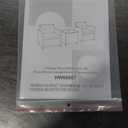 Patiojoy 3PCS Patio Rattan Furniture Set Conversation Sofa Cushioned Turquoise