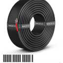 NAOEVO 14 Gauge Wire 2 Conductor Electrical Wire, 14 AWG Stranded PVC Cord, 12V Low Voltage/Tinned Copper/Flexible Cable for Automotive Wiring, Lamp Cord, Marine Cable (30FT)