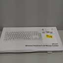 Wireless Keyboard and Mouse Combo, Full Size Silent Ergonomic Keyboard and Mouse, Long Battery Life, Optical Mouse, 2.4G Lag-Free Cordless Mice Keyboard for Computer, Mac, Laptop, PC, Windows(Purple)