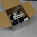 YIZHAO Black Glass Dropper Bottle 4oz, Tincture Bottles with Glass Dropper, for Essential Oils, Aromatherapy, Cosmetic, Laboratory, Pharmacy, Liquids, Travel 4 Pcs