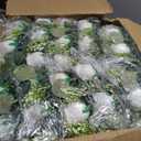 NUPTIO Flower Wedding Centerpieces for Tables - 10 Pcs 14 inch Diam Large White Artificial Flowers Fake Roses Candle Rings Wreaths Spring Summer Wreath for Front Door Weddings Party Ceremony Decor