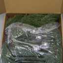 Ceenna 6.2FT Pre Lit Christmas Cedar Garland with Lights Artificial Pine Garland Christmas Decorations with Ball Ornaments,8 Modes Timer Battery Operated for Outdoor Indoor(Gold)