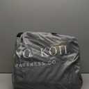 King Koil Luxury Pillow Top Plush Queen Air Mattress with High-Speed Built-in Pump, Blow Up Bed Top Side Flocking, Puncture Resistant, 16" Double High Inflatable Airbed Guests & Travel  (Black)