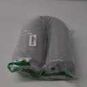 Dot&Dot Twist Memory Foam Travel Pillow for Airplanes - Travel Neck Pillow for Sleeping - Airplane Pillow for Neck Support, Chin, Lumbar and Leg - Adjustable, Bendable Neck Roll Pillow (Gray)