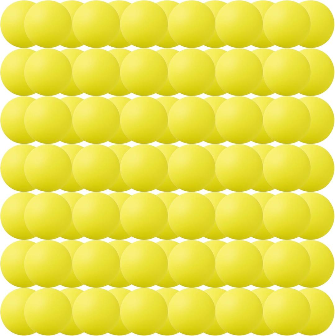 40MM Ping Pong Balls, 80 Pack Assorted Colored Plastic Balls for Beer Pong, Arts and Craft