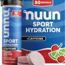 Nuun, Electrolyte Drink Tabs Energy Cherry Lemonade, 8 Count, 1.9 Ounce (EXP 08/31/27)