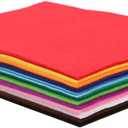 Soft Felt Sheets, 8.5x11 Inches, 36PCS in 12 Colors - Assorted Polyester Square Sheets for DIY, Craft, Sewing, Patches and More | 2mm Thickness - Multiple Colors and Sizes