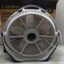 Lasko WINDMACHINE 20" High Velocity Floor Fan with 3 Speeds, 360 Directional Airflow, Portable Air Circulator Fan for Home, Garage & Workshop, Fully Assembled, Gray, 3301