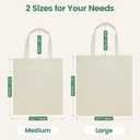 12 Pack Canvas Tote Bag - Lightweight Thin Tote Bags Bulk Blank Shopping Reusable Grocery Bags for DIY Gift Sublimation Activity - Beige (Medium)