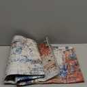 Office Chair Mat for Hardwood Floor & Tile Floor,36"X 48" Heavy Duty Desk Chair Mat for Hard Floors, Under Desk Rug for Rolling Computer Chair,Anti Slip,Low Pile Carpet Floor Protector-Abstract Multii