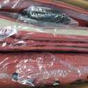 Car Seat Covers Full Set, Breathable Leather Automotive Front and Rear Seat Covers & Headrest, Universal Automotive Vehicle Seat Cover for Most Sedan SUV Pick-up Trucks, Wine Red