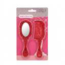 3 x WICKED Comb And Mirror Set