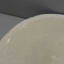 23.43"x16.9" Huge Cat Scratcher Bowl Heavy-Duty White Cardboard Cat Scratcher Bed - Durable Oval Scratching Pad & Lounge Bed with Bonus Mini Scratching Board(White)