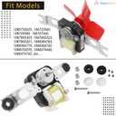 Seentech 482731 Evaporator Fan Motor Kit - Compatible with Whirlpool Kenmore Refrigerators, Freezers – Replaces: 4389140 8537621 4318001 0056721 0056801 1100473 PS376645 AP3110929 R0950025