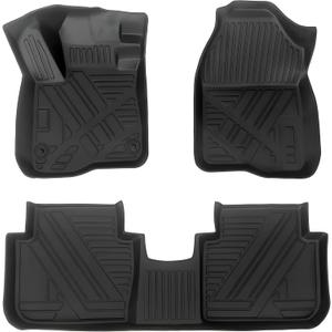 TPE Automotive Floor Mats Custom for 2023-2026 Honda HR-V HRV, All Weather Cover Protection Waterproof Black Floor Liner Front & Rear Row Full Set Car Mats, 3PCS