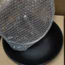 WANGYUANJI Cast Iron Wok Pan with Lid, 10.2 Inch Small Flat Bottom Stir Fry Skillet, Uncoated Traditional Chinese Iron Pot for 1-2 People, Compatible with Induction & Gas Stoves