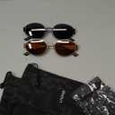 livho 2025 Trendy Oval Sunglasses - Stylish Polarized Shades for Everyday - Retro Metal Frames