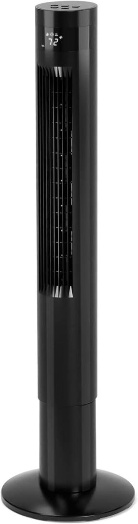 Antarctic Star Tower Fan 42INCH, BLACK
85°Oscillating, Quiet Cooling 12H Timer Remote Control Bladeless 3 Speeds Wind 3 Modes