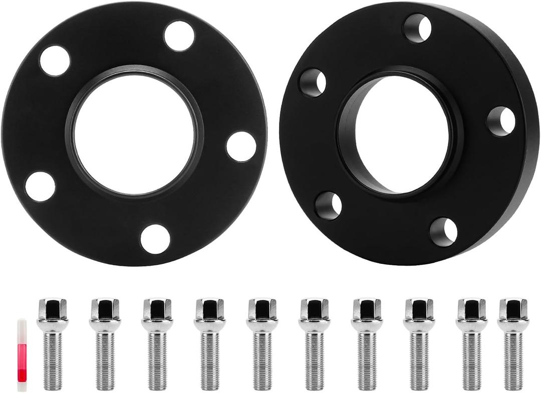 Aeagle 25mm Hubcentric Wheel Spacers 5x112 Thread 14x1.5 Hub Bore 66.6mm for E300 E350 E400 C250 Matic A5 S5 A6 S6 A7 A8, Forged Aluminum Wheel Adapters 2PCS