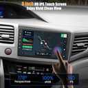 4G+64G Car Radio for Honda Civic 2012-2015 with Wireless Carplay & Android Auto,9 Inch IPS Touch Screen Car Stereo with GPS Navigation/Bluetooth 5.2/FM/Backup Camera/WiFi/SWC/HiFi