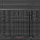 Motor Trend Premium FlexTough All-Protection Cargo Mat Liner w/Traction Grips & Fresh Design, Heavy Duty Trimmable Trunk Liner for Car Truck SUV, Black (OF-985-BK)