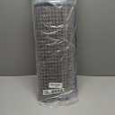 Kitchen Rugs and Mats Non Skid Washable Set of 2 PCS, Absorbent Runner Rugs for Kitchen, Front of Sink, Kitchen Mats for Floor, 17.3"x 47"+17.3"x 29" (Black)