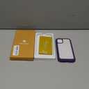 Miracase Glass Series for iPhone 11 Case 6.1 inch, Upgraded Full-Body Rugged Phone Bumper Case Cover with Built-in 9H Tempered Glass Screen Protector and Camera Protector, Purple