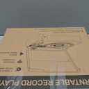 Vinyl Record Player with Speakers Vintage Turntable for Vinyls Records Belt-Driven Turn Table Support 3-Speed, Wireless Playback, Headphone, AUX-in, RCA Line LP Phonograph for Sound Enjoyment Black