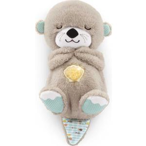 Fisher-Price Baby Toy Soothe 'n Snuggle Otter Portable Plush Sound Machine with Music Lights & Breathing Motion for Newborns 0+ Months (1 Count (Pack of 1))